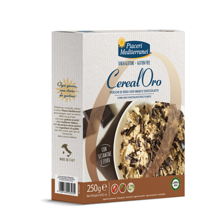 Piaceri Mediterranei Fiocchi Di Riso Mais E Cioccolato 250g