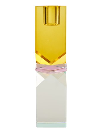 C'est Bon Krystal Lysestage - Yellow - ONE SIZE x 4