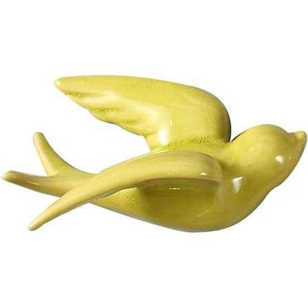 Keramiske vægophængte fugle dekorative svaler hængende ornamenter hængende vægkunst til hjemmet væg keramiske fuglefigurer dekorative flyvende fugle 