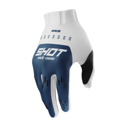 Crosshandschuhe Shot Race Evo Blau XL