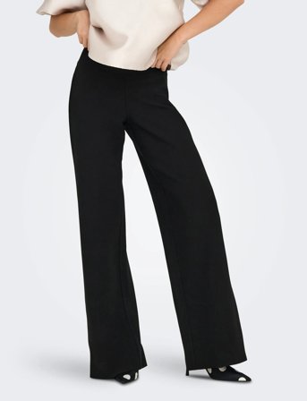 ONLY Onlclever Life Hw Wide Pant Pnt - Black - M x 32