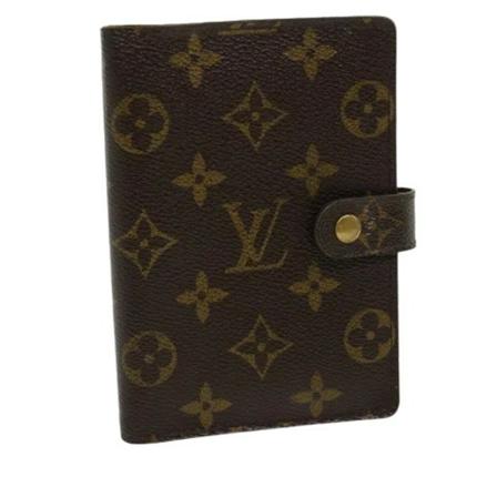Louis Vuitton Vintage, Pre-owned Wallet Bruin, Dames, Maat:ONE Size,Canvas