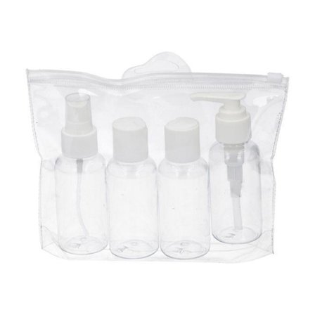 Rejsesæt / Rejseflasker med 4 genopfyldelige rejseflasker - per