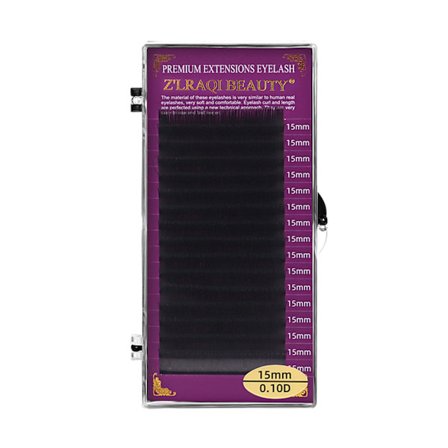 Volym ögonfransförlängning 0,07/0,1 mm C/D Curl 8-15 mm Längd Easy Fan Volym Fransar Blandningsbricka 7-15 mm Blooming Lashes