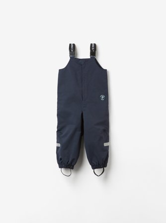 Yksiväriset Stormy high -kuorihousut vedenpitävät Polarn O. Pyret 74 lastenvaatteet blue