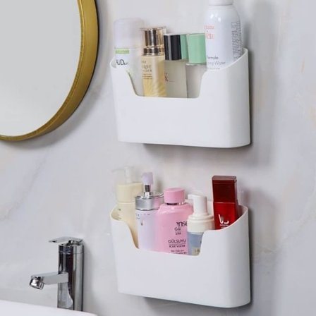 2 stk kjøkkenskapdør oppbevaringsboks, garderobe/bad/kjøleskap