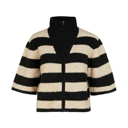 Object Minna Knit Vest , Beige , Dames , Maat: L Vesten