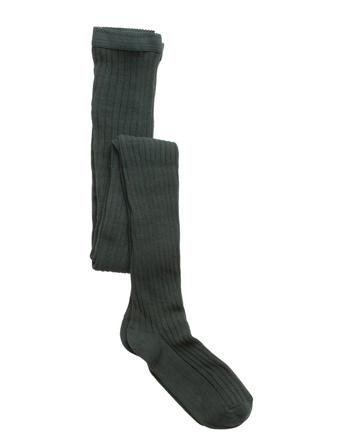 Cotton Rib Tights Socks & Tights Tights Svart Mp Denmark