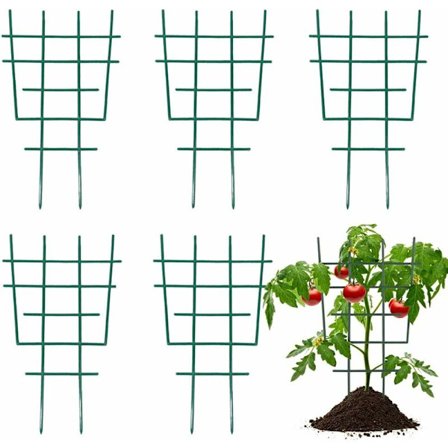 6 stk Plastplanteholder Hagegitter for Klatreplanter Planteklatrestativ Blomsterpotte Plantegitter for Utendørs Innendørs