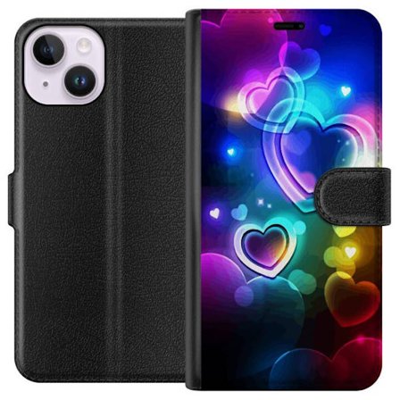 Yhteensopiva Lompakkokotelo Apple Apple iPhone 14 NeonRakkaus