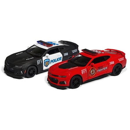 Robetoy Bilar Cars 13cm 61553 1st polis Police 388 Camaro svart