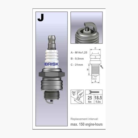 Tändstift J17 - Biltema