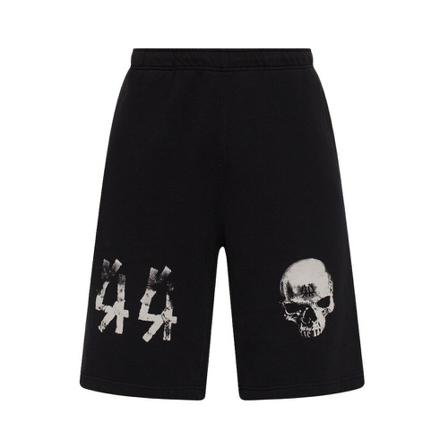 44 Label Group Shorts with logo Sort, Herre Chino Shorts