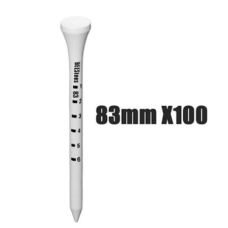 100stk Golf Tre T-skjorter Hvitstripete Golf-T-skjorter 83MM 83MM