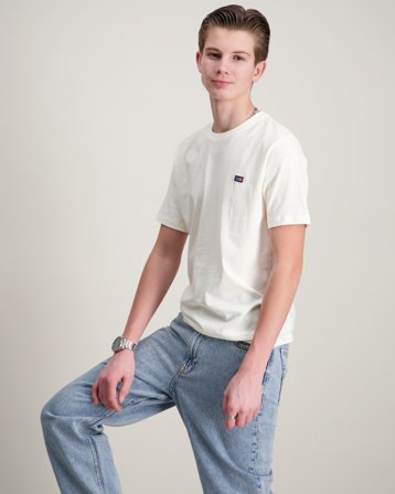 Lexington Liam Classic Organic Cotton Tee Vit T-shirts Kille - Kids Brand Store