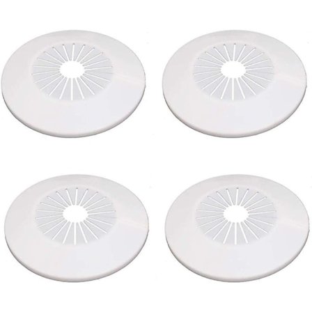 Veggflens Enkel Installasjon Plast Radiator Rosett Vannrør Avløpsrør Deksel Krage Veggrør Deksel Dekorativ Rørkrage, rørkragedeksel