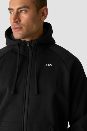 ICANIWILL - Everyday Zip Hoodie Black - Herre - ICIW