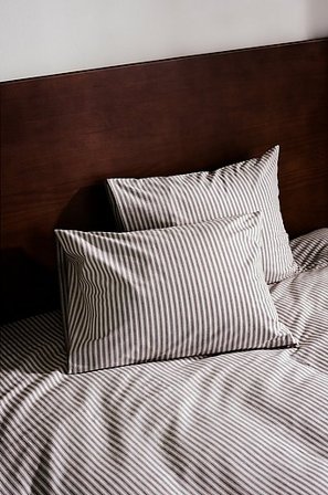 Jotex - Örngott 2-pack 60x50 Cm Ekologisk Brun/vit ESSA - Köp Örngott hos Jotex