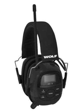 WOLF Headset Pro - Hørselvern med DAB og Bluetooth Demovare