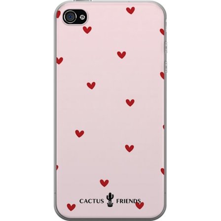Kompatibelt Mobilskal till Apple Apple iPhone 4 Cactus and Friends – HeartSprinkle