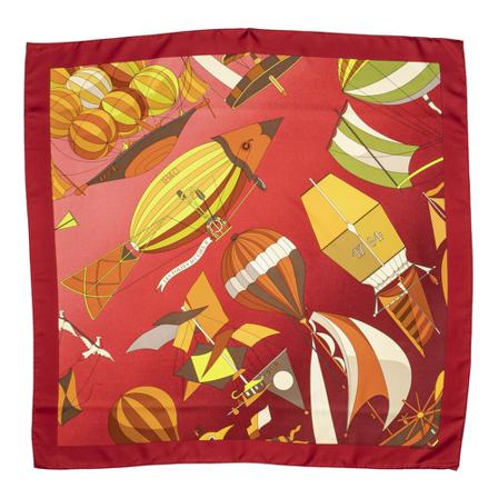Hermès Vintage, Pre-owned Scarf Rood, Dames, Maat:ONE Size
