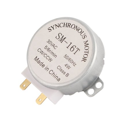 Galanz AC30V Glasplademotor SM 16T Mikrobølgeovn Drejeskivemotor Original Aluminium Kobber Synkronmotor