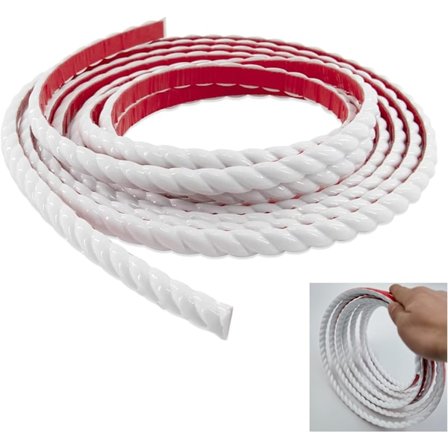 Itsekiinnittyvä seinälista - Joustava lista - Kattolist - mökille