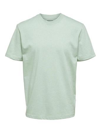Slhrelaxcolman200 Ss O-Neck Tee S Green Selected Homme
