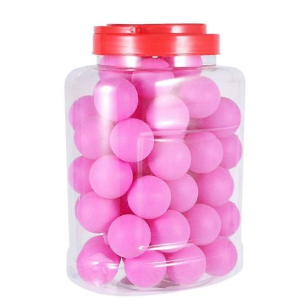 60 st 40 mm Praktiska Bordtennisbollar Hållbara Bordtennisbollar för Utomhus Hemmasporter (Lila)[D]