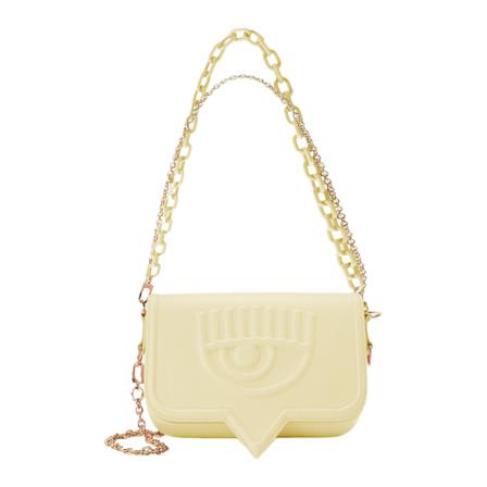 Chiara Ferragni Collection 72sb4Ba6 zs132 borsa Gul, Dame Skuldertasker, Størrelse: ONE Size