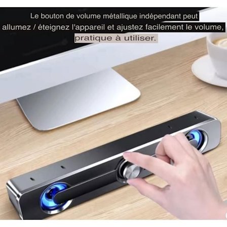 Laptop Højttaler, Kraftfuld Professionel Lyd, Universal 3.5mm Jack