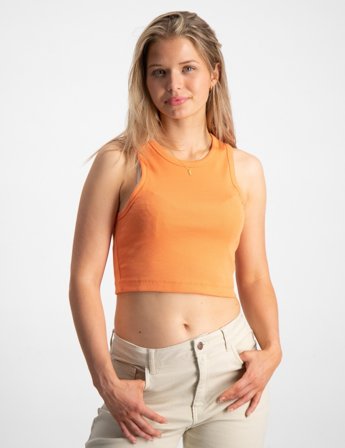 GANT CROPPED TANKTOP Orange Toppe/Bluser Pige - Kids Brand Store