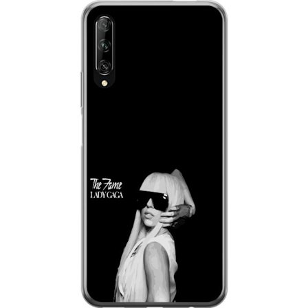 Yhteensopiva Puhelinkuori Huawei P smart Pro 2019 Stranger Things juliste, jossa pyöräily siluetteja ja punainen salamamyrsky dramaattisessa retro -mu