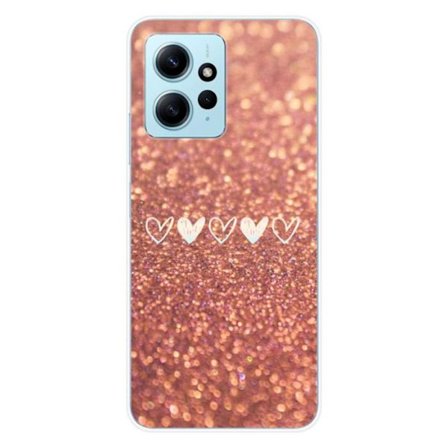 Siliconfodral - Kompatibel med Xiaomi Redmi Note 12 4G - design glitter hjärta