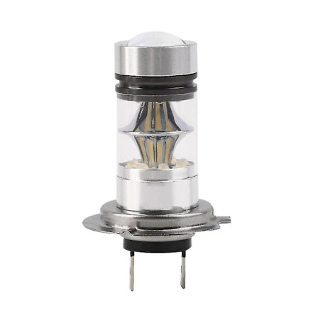 2 stk H7 6000k 100W LED 20-SMD Projektor Tåkelys