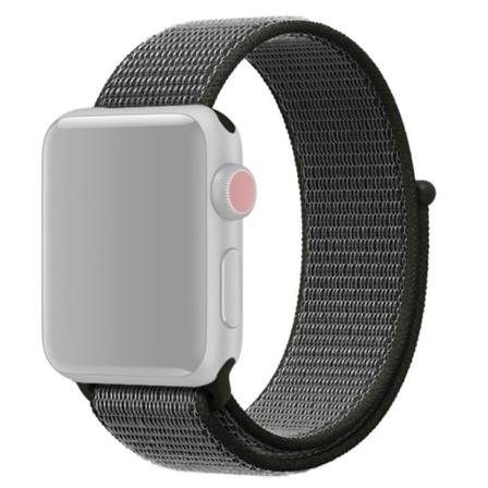 Nylon Loop Armband Justerbart Apple Watch 41/40/38 Mm - Mörk Grö Darkgreen Mörk Grön