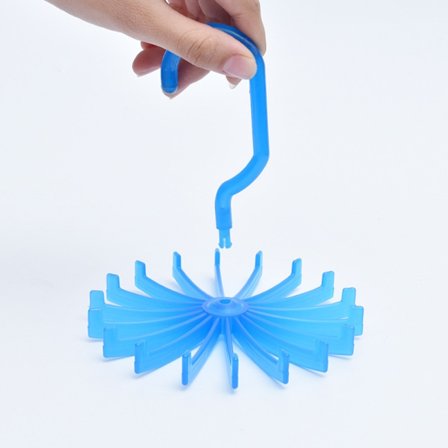 4 stk slipsstativ slipshenger BLÅ-18 KLØR BLÅ-18 KLØR