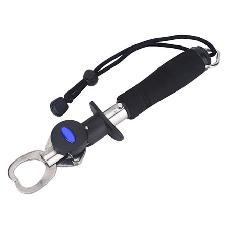 Tålig 15 kg Våg Fiskegrepp Gripper Fisk Läpp Gripare med Måttband