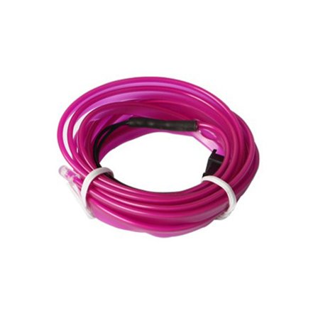 LED-remsa för bil, lysande 3 meter flexibel stämningsbelysning för bilens inredning, lila