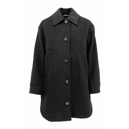 Max Mara Studio, Ubicato shirt jacket Czarny, Kobieta, Rozmiar: 2XS