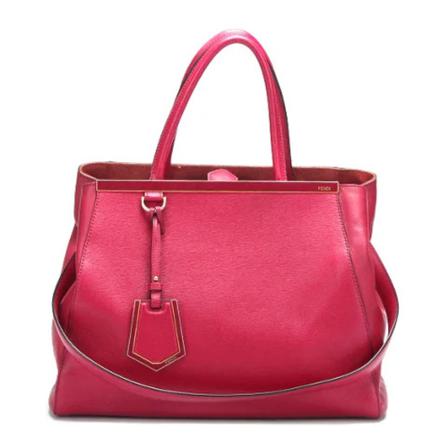 Fendi Vintage Pre-owned Læder totes Rød, Dame Vintage Tasker, Størrelse: ONE Size