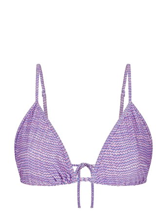 Tiwa Bikini Top Purple Röhnisch