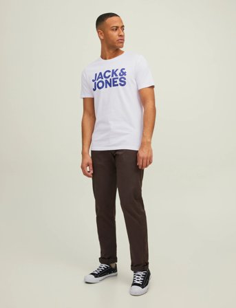 Jack & Jones Jjecorp Logo Tee Ss O-Neck 3Pk Mp - White - L