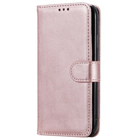 Magnet Leather Wallet iPhone 11 Rose Guld
