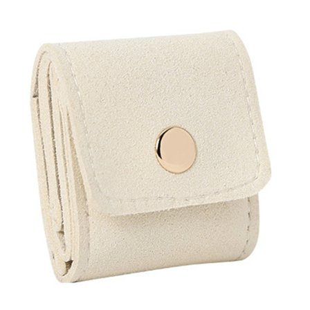 Mini Reise Smykkeveske Bærbar Liten Sammenleggbar Oppbevaringsrull For Øredobber Halskjeder Ringer Armbånd Brosjer