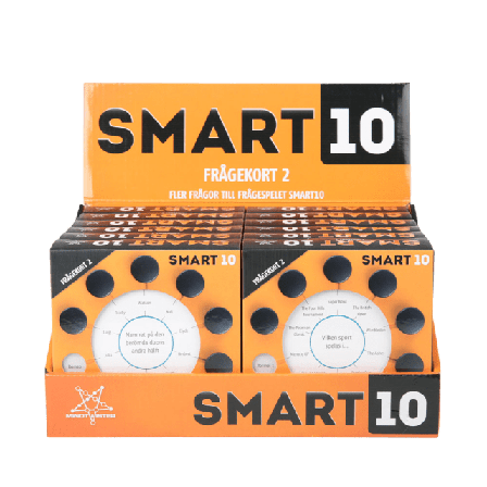 Martinex Smart10 Frågekort 2 Spel ONESIZE