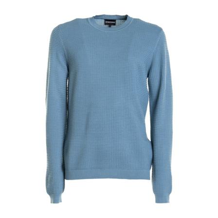 Emporio Armani, Knitwear Niebieski, Mężczyzna, Rozmiar: M