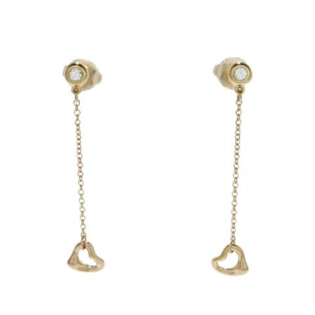 Tiffany & Co. Pre-owned, Pre-owned Rose Gold earrings Geel, Dames, Maat:ONE Size
