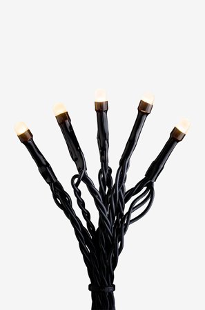 Konstsmide - Slinga 100 LED - Svart - Julbelysning ute - Från Homeroom