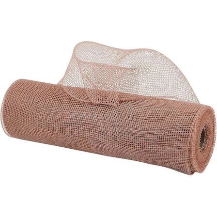 Ruusukullanvärinen Deco-verkko 10 tuuman ruusukullanvärinen verkkonauha joulukuuseen, ruusukulta